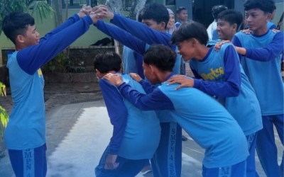 SMP Negeri 4 Sewon Rayakan Hari Anak Nasional ke-42 dengan Permainan Tradisional