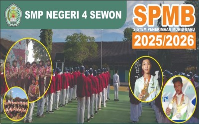 SPMB SMP NEGERI 4 SEWON  TAHUN AJARAN 2025/2026